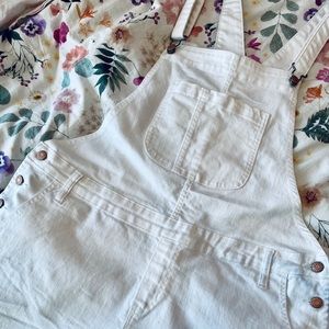 Old navy white overalls